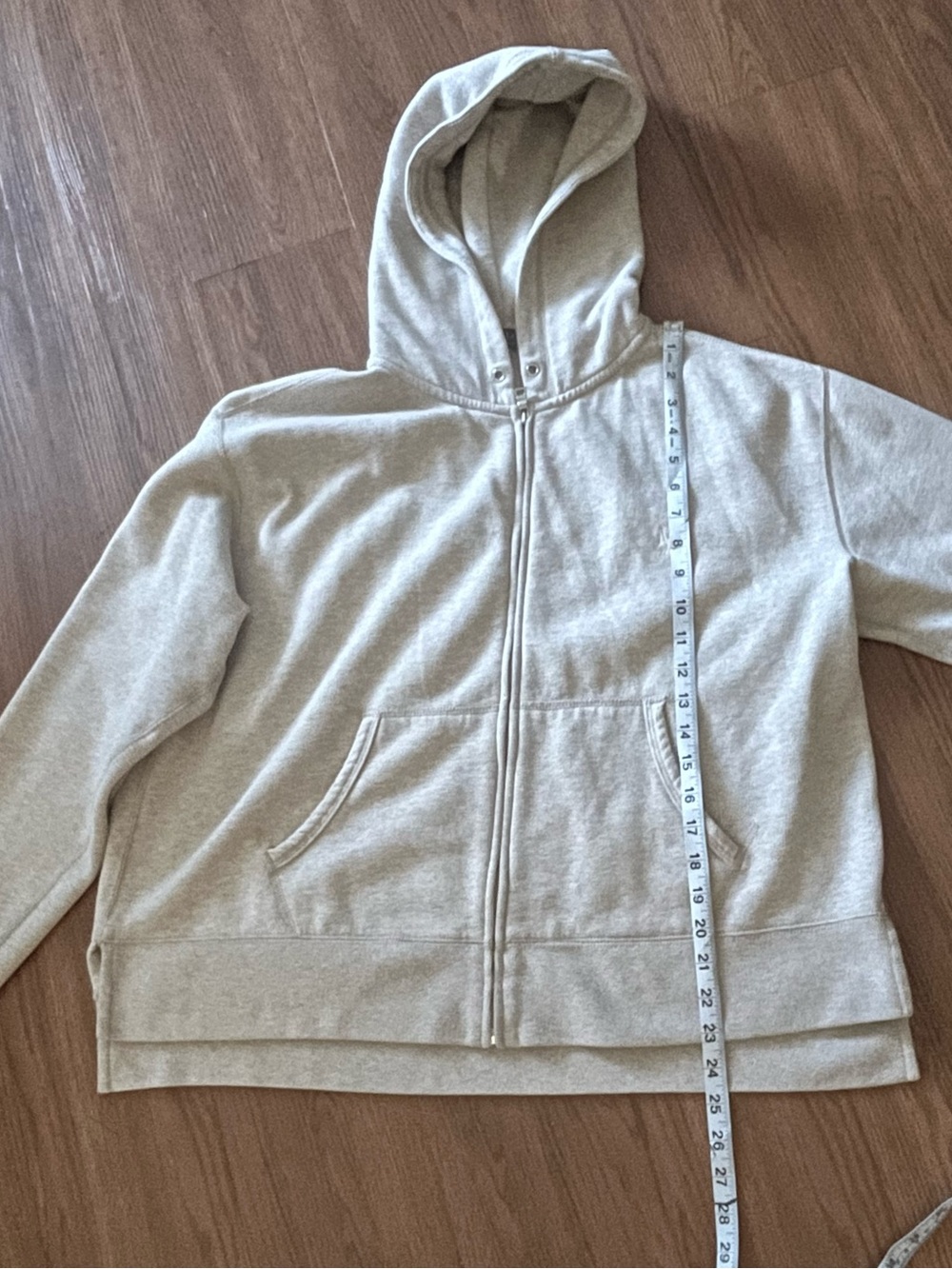 Ralph Lauren Women’s Cream Zip-Up Hooded Jacket